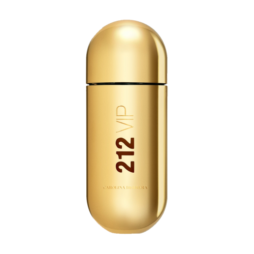 212 VIP Carolina Herrera bočica ženskog parfema zlatnog dizajna