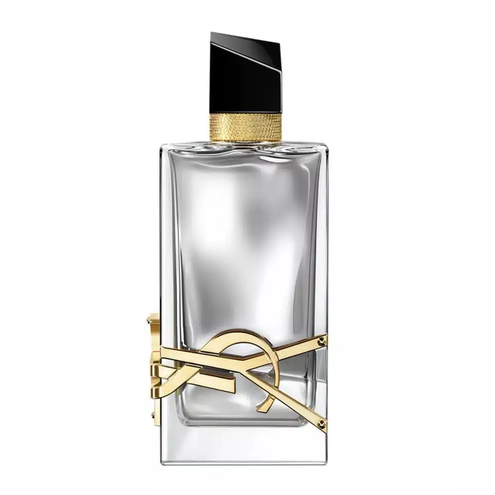 YSL Libre L’Absolu Platine EDP bočica original – luksuzna i elegantna bočica sa zlatno-srebrnim detaljima koja simbolizuje moć, sofisticiranost i intenzivan karakter ženskog parfema.