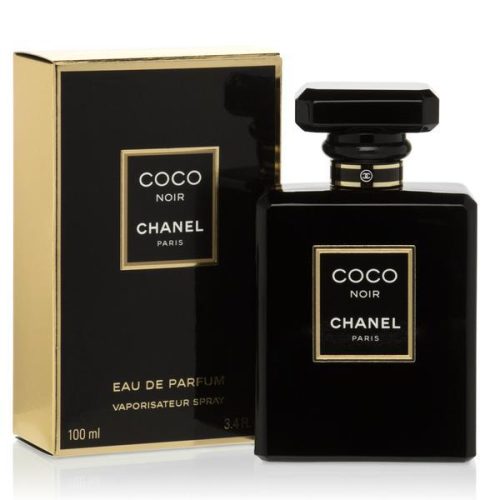 Originalno pakovanje parfema Chanel Coco Noir EDP sa luksuznom crno-zlatnom Chanel estetikom.