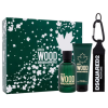 Dsquared Wood Green Set sa EDT parfemom 100 ml, gelom za tuširanje i privjeskom za ključeve sa EDT parfemom 100 ml, gelom za tuširanje i privjeskom za ključeve
