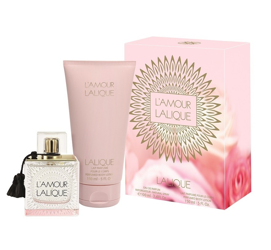 Lalique L’Amour set ženski parfem i balzam za telo
