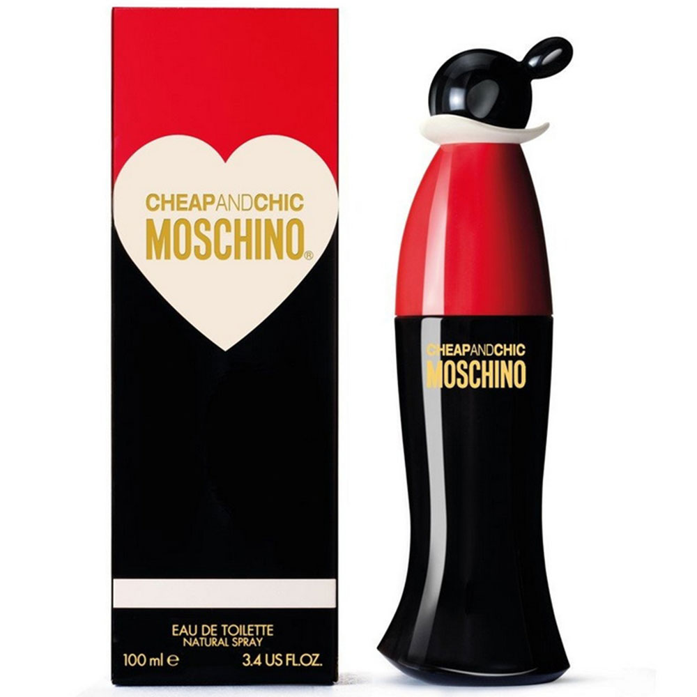 Moschino Cheap & Chic EDT bočica parfema šarmantan dizajn i pakovanje parfema, lici na Olivu iz Popaja