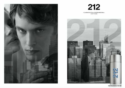 212 Men Carolina Herrera parfem realna slika proizvoda muskarac i grad