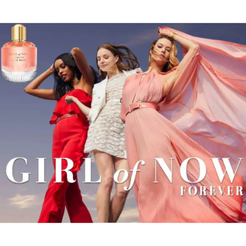 Žene koje hodaju u haljinama i pantalonama nanosi Elie Saab Girl of Now Forever EDP parfem i odiše sofisticiranošću