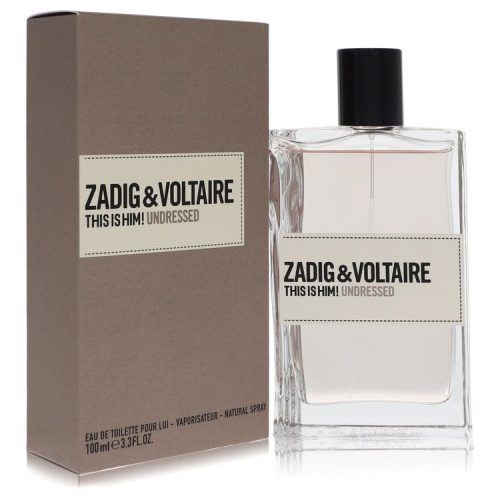 Zadig & Voltaire This Is Him Undressed EDT pakovanje – svetlo, moderno pakovanje sa urbanim dizajnom koje naglašava prozračnost i čistu muževnost mirisa.