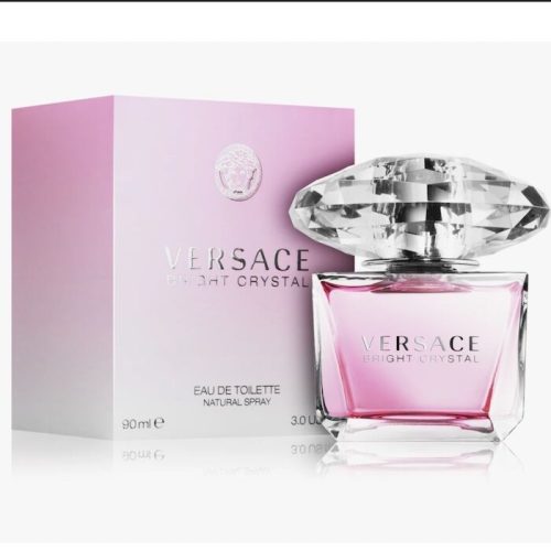 Pakovanje i bočica parfema Versace Bright Crystal EDT – elegantni prikaz