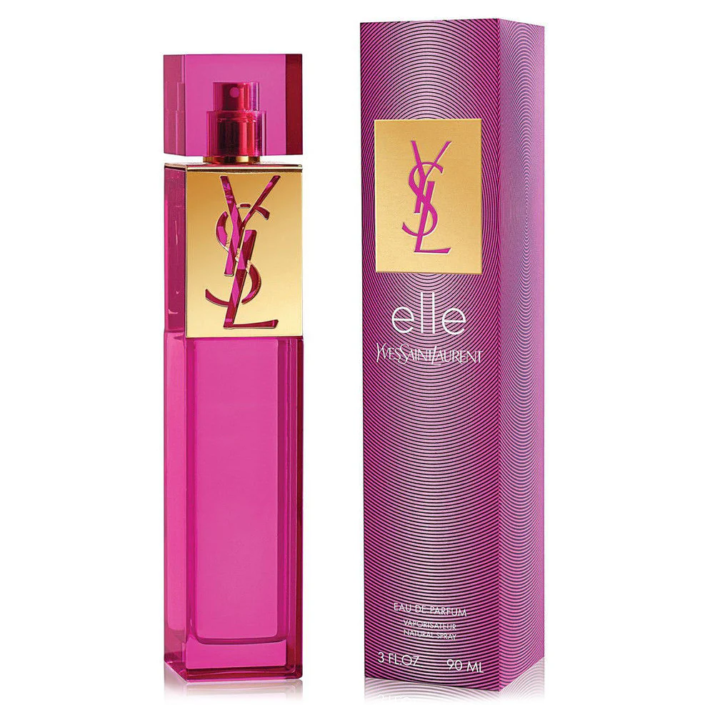 YSL Elle EDP pakovanje – luksuzna kutija sa minimalističkim dizajnom koja simbolizuje modernu eleganciju i urbanu sofisticiranost mirisa.