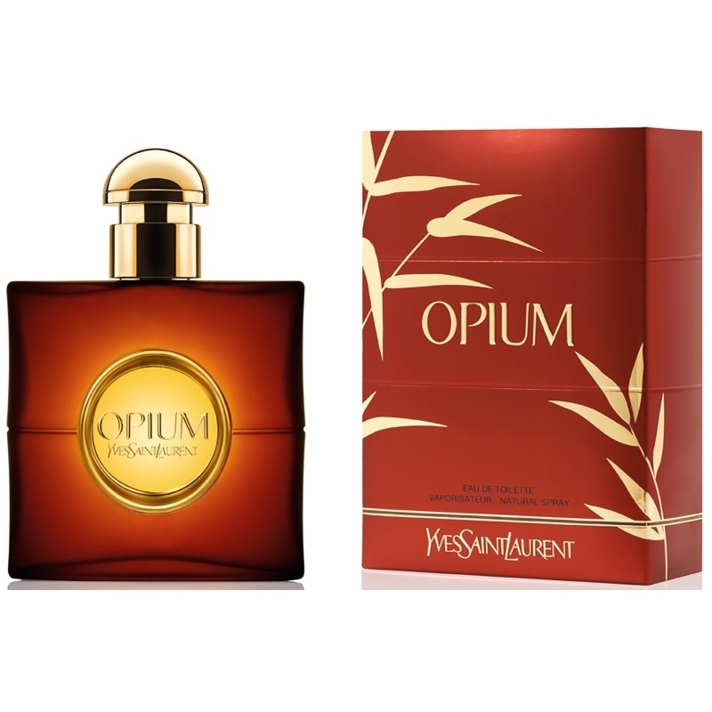 YSL Opium EDT pakovanje – luksuzna kutija inspirisana orijentalnim dizajnom, koja naglašava senzualnost, toplinu i eleganciju parfema.