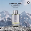 Muški parfem Mont Blanc Explorer Platinum slika u planinama. Muski parfemi za skijanje i planinu