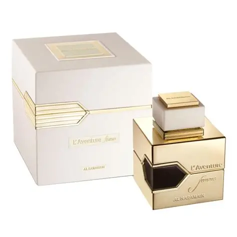 Al Haramain L’Aventure Femme EDP – elegantna bočica i pakovanje ženskog parfema sa citrusnim i cvetnim notama.