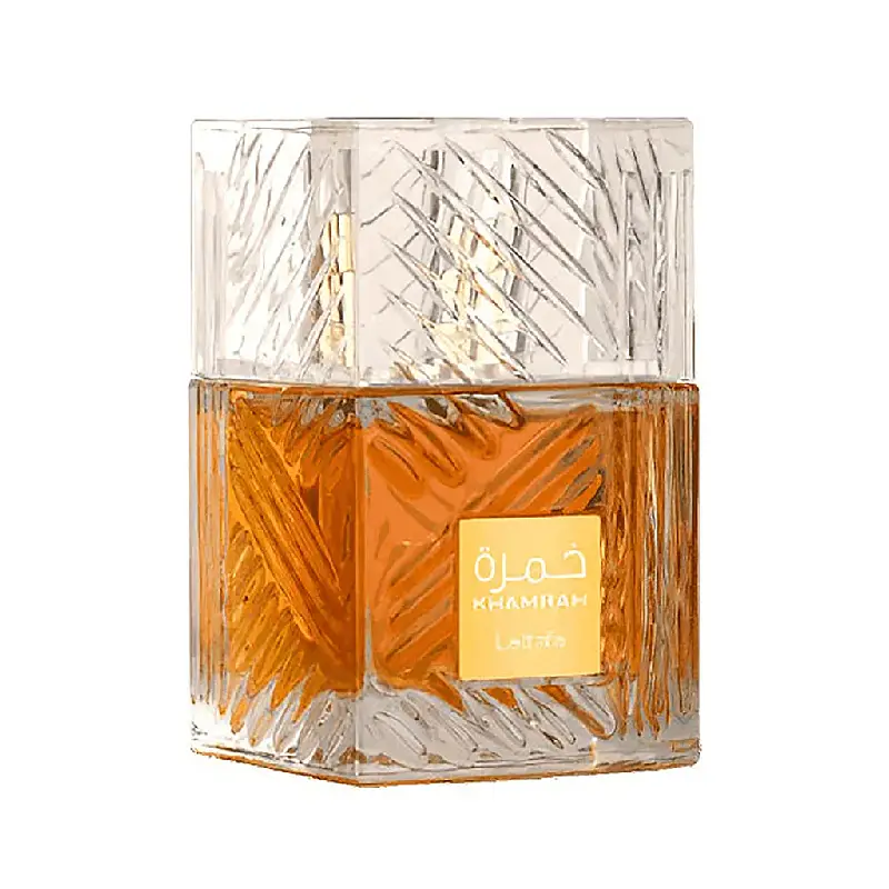 Bočica Lattafa Khamrah EDP – uniseks parfem sa notama cimeta i vanile