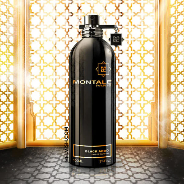 Montale Black Aoud orijentalno-drvenasti miris u zlatnoj sobi. Oud + ruža