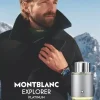 Mont Blanc Explorer Platinum luksuzni parfem za muškarce slika sa muskarcem u planinama