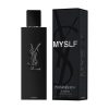 Slika bočice i pakovanja YSL MySLF Le Parfum muški parfem – YSL MySLF Le Parfum bočica, luksuzni i intenzivni muški parfem sa zlatnim akcentima.