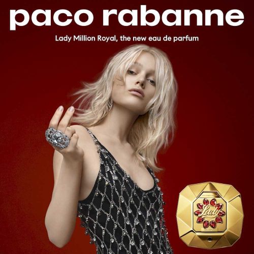 Mirisne note Paco Rabanne Lady Million Royal – nar, jasmin i vanila plavusa i naziv parfemaza zene