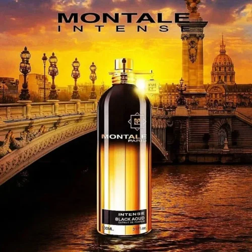 Montale Black Aoud Intense orijentalno-drvenasti miris slika u orijentalnom gradu crno zlatna
