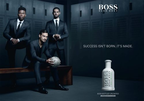 Boss Bottled Unlimited Eau de Toilette luksuzni muški miris, slika sa fudbalerima
