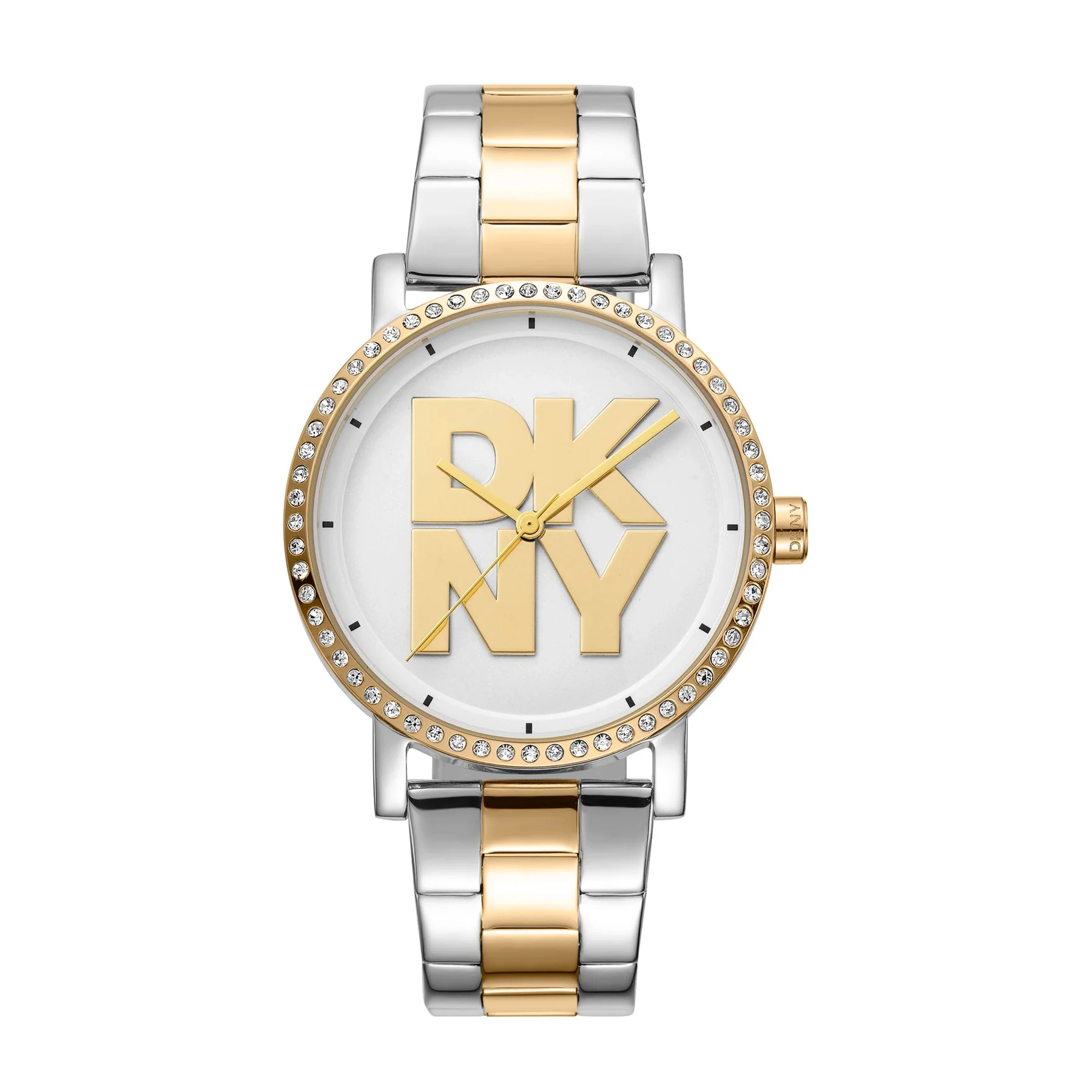 Zenski sat u boji žutog zlata sa cirkonima DKNY DK1L035M0075