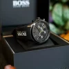 HUGO BOSS 1513859 Distinct muški sat toptaurus.rs 3 Hugo Boss 1513859 Distinct profil sata veliko crno čelično kućište u kutiji