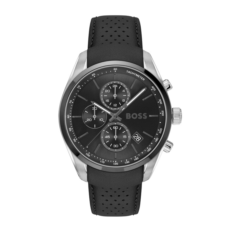 HUGO BOSS 1514224 Grand Prix 44 muški hronograf crni brojčanik
