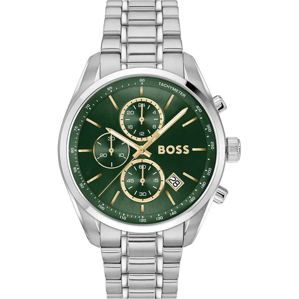 HUGO BOSS 1514266 Grand Prix 44 muški hronograf zeleni brojčanik