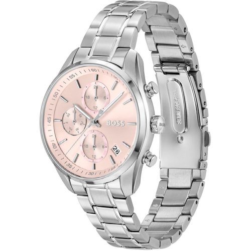 Hugo Boss 1502765 GRAND TOUR zenski sat toptaurus.rs 1 Profil srebrnog čeličnog kućišta Hugo Boss 1502765 GRAND TOUR