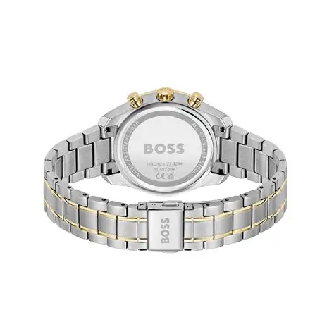 Poleđina kućišta Hugo Boss 1502766 GRAND TOUR sata sa oznakama i brend logom