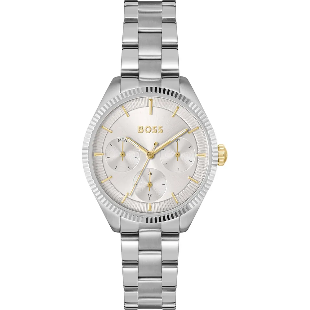 Hugo Boss 1502800 SAGE SPORT ženski sat fluted bezel rebrasti okvir detalj