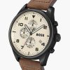 Hugo Boss 1513990 VIEW hronograf crno kućište detalj brojčanika