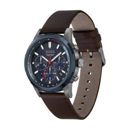 Hugo Boss 1514030 Solgrade solarni hronograf detalj brojčanika i kozne narukvice
