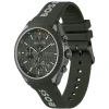 Crna silikonska narukvica sa klasičnom kopčom modela Hugo Boss 1514060 VELOCITY