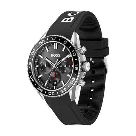 Profil srebrnog čeličnog kućišta Hugo Boss 1514141 RUNNER