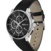 Crni kožni kaiš sa klasičnom kopčom modela Hugo Boss 1514188 PEAK