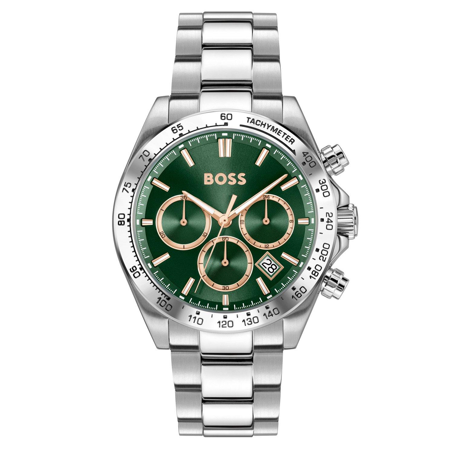 Hugo Boss 1514268 HERO muški sat hronograf zeleni brojčanik 43mm