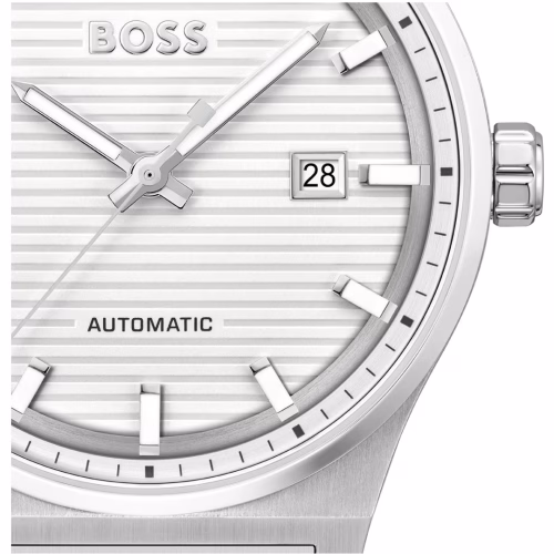 Detaljan prikaz brojčanika Hugo Boss Candor 1514186 sa analognim prikazom i datumskom funkcijom