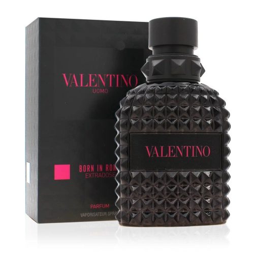 Pakovanje Valentino Uomo Born In Roma Extradose EDT sa crnom i zlatnom elegantnom dizajnom