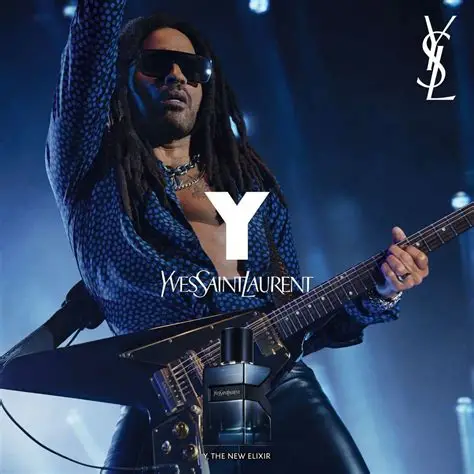 YSL Y L’Elixir detalj bočice parfema i Lany Kravitz