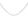 Rosefield JNRCS-J565 srebrna chain link ogrlica 45 cm