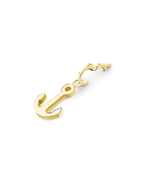 Rosefield Gold Anchor charm detalj 316L čelika