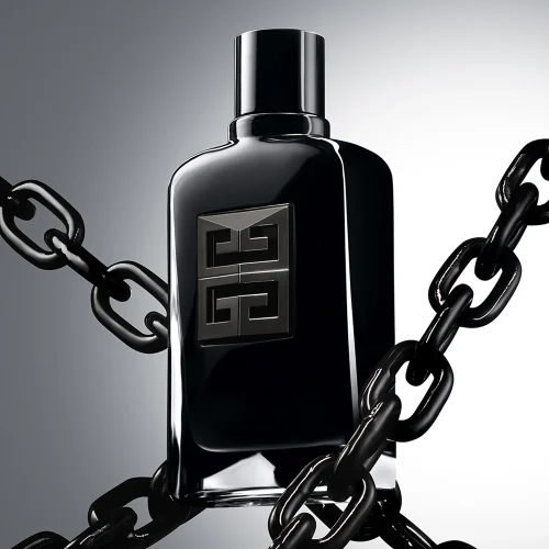 Givenchy Gentleman Society Extreme Eau de Parfum muški parfem bočica i lanci