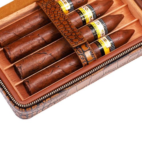 hjumidor za 4 cigare hannicook prirodna koza 4 cigare, topmusa