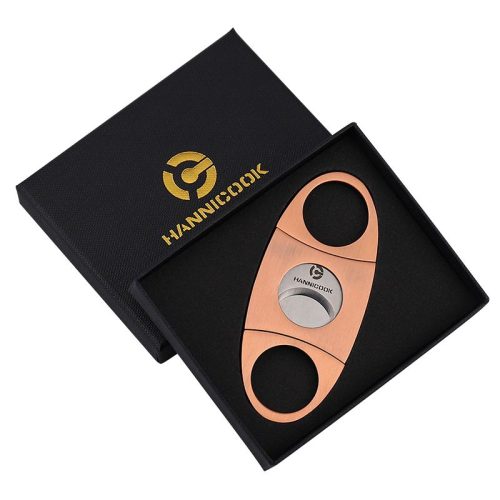 HANNICOOK metalni sekač za cigare HCJ-152G u gift pakovanju