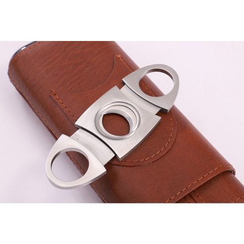 futrola za 3 cigare sa kedrovom postavom hannicook