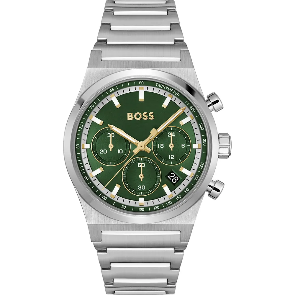 HUGO BOSS 1514220 Candor Chrono muški sat zeleni brojčanik