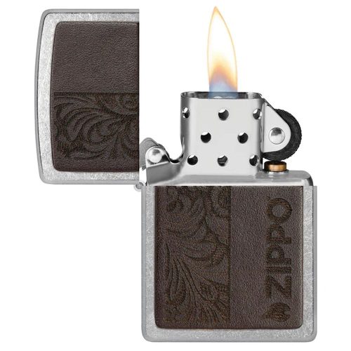 Otvoren upaljač: ZIPPO 46920 – otvoren poklopac i mehanizam