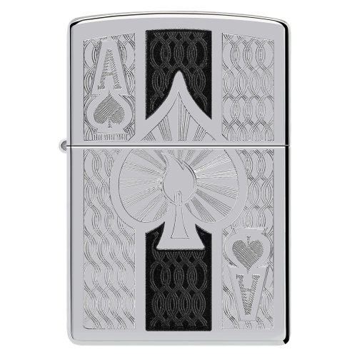 Detalji površine: ZIPPO Ace 24196 – detaljan prikaz dizajna i završne obrade