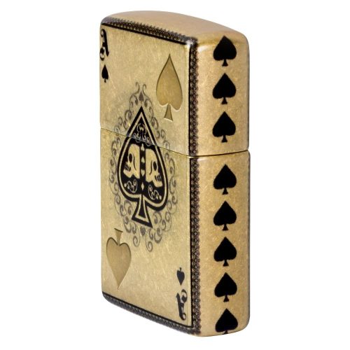ZIPPO Ace of Spades 46388 bočni prikaz upaljača