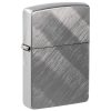 Bočna slika: ZIPPO Diagonal Weave 28182 – bočna perspektiva upaljača