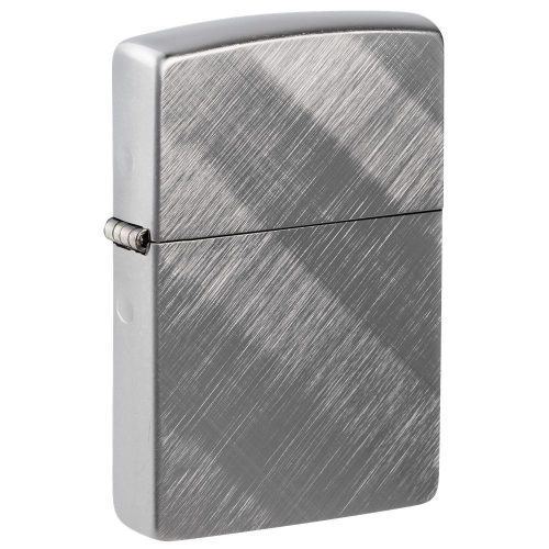 Bočna slika: ZIPPO Diagonal Weave 28182 – bočna perspektiva upaljača
