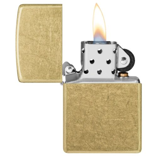 Otvoren upaljač: ZIPPO 48267 – otvoren poklopac i mehanizam
